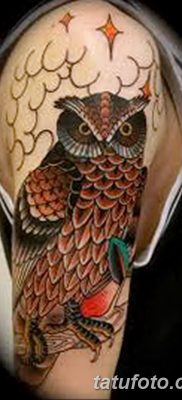 фото тату сова для девушек от 19.02.2018 №091 — owl tattoo for girls — tatufoto.com