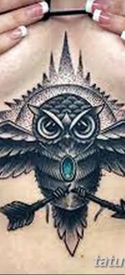 фото тату сова для девушек от 19.02.2018 №093 — owl tattoo for girls — tatufoto.com