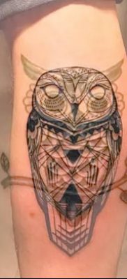 фото тату сова для девушек от 19.02.2018 №096 — owl tattoo for girls — tatufoto.com