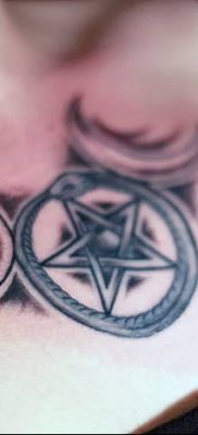 фото тату Пятиконечная звезда от 23.03.2018 №031 — tattoo Five-pointed star — tatufoto.com