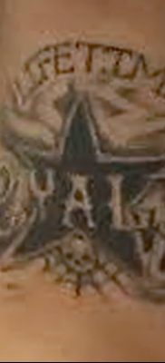 фото тату Пятиконечная звезда от 23.03.2018 №032 — tattoo Five-pointed star — tatufoto.com