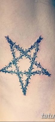 фото тату Пятиконечная звезда от 23.03.2018 №058 — tattoo Five-pointed star — tatufoto.com