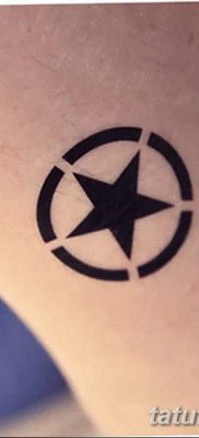 фото тату Пятиконечная звезда от 23.03.2018 №075 — tattoo Five-pointed star — tatufoto.com