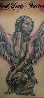 фото тату ангел с крыльями от 07.03.2018 №008 — angel tattoo with wings — tatufoto.com