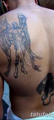 фото тату ангел с крыльями от 07.03.2018 №021 — angel tattoo with wings — tatufoto.com