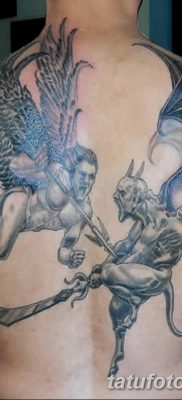 фото тату ангел с крыльями от 07.03.2018 №022 — angel tattoo with wings — tatufoto.com