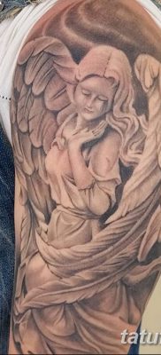 фото тату ангел с крыльями от 07.03.2018 №025 — angel tattoo with wings — tatufoto.com