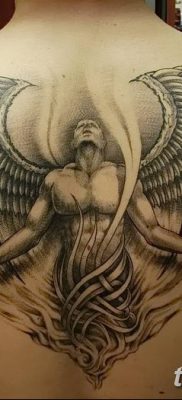 фото тату ангел с крыльями от 07.03.2018 №031 — angel tattoo with wings — tatufoto.com