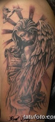 фото тату ангел с крыльями от 07.03.2018 №035 — angel tattoo with wings — tatufoto.com