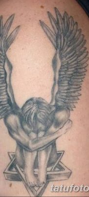 фото тату ангел с крыльями от 07.03.2018 №039 — angel tattoo with wings — tatufoto.com