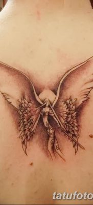 фото тату ангел с крыльями от 07.03.2018 №043 — angel tattoo with wings — tatufoto.com