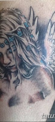 фото тату ангел с крыльями от 07.03.2018 №046 — angel tattoo with wings — tatufoto.com