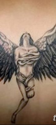 фото тату ангел с крыльями от 07.03.2018 №052 — angel tattoo with wings — tatufoto.com