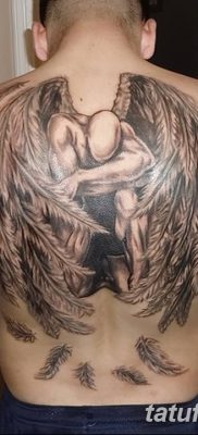 фото тату ангел с крыльями от 07.03.2018 №053 — angel tattoo with wings — tatufoto.com