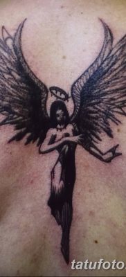 фото тату ангел с крыльями от 07.03.2018 №054 — angel tattoo with wings — tatufoto.com