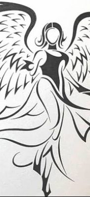 фото тату ангел с крыльями от 07.03.2018 №060 — angel tattoo with wings — tatufoto.com 236234