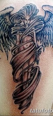 фото тату ангел с крыльями от 07.03.2018 №065 — angel tattoo with wings — tatufoto.com