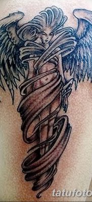 фото тату ангел с крыльями от 07.03.2018 №065 — angel tattoo with wings — tatufoto.com