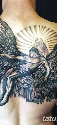 фото тату ангел с крыльями от 07.03.2018 №068 — angel tattoo with wings — tatufoto.com