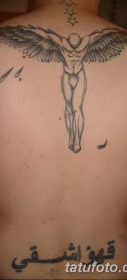 фото тату ангел с крыльями от 07.03.2018 №073 — angel tattoo with wings — tatufoto.com