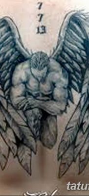 фото тату ангел с крыльями от 07.03.2018 №076 — angel tattoo with wings — tatufoto.com