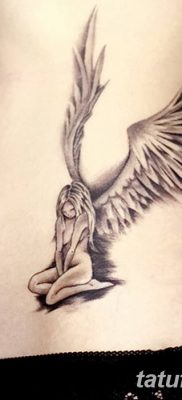 фото тату ангел с крыльями от 07.03.2018 №079 — angel tattoo with wings — tatufoto.com