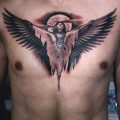 фото тату ангел с крыльями от 07.03.2018 №086 - angel tattoo with wings - tatufoto.com