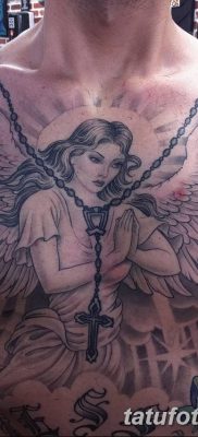 фото тату ангел с крыльями от 07.03.2018 №088 — angel tattoo with wings — tatufoto.com