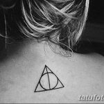 фото тату треугольник и круг от 21.04.2018 №014 - triangle and circle tattoo - tatufoto.com
