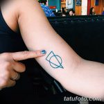 фото тату треугольник и круг от 21.04.2018 №022 - triangle and circle tattoo - tatufoto.com