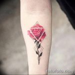 фото тату треугольник и круг от 21.04.2018 №039 - triangle and circle tattoo - tatufoto.com