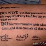 фото Медицинские тату от 22.04.2018 №012 - Medical Tattoo - tatufoto.com