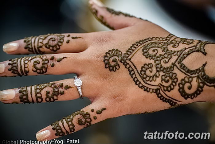 фото Мехенди на кисти от 09.04.2018 №031 - Mehendi on the Brush - tatufoto.com