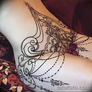 фото Мехенди подвязка от 23.04.2018 №025 - Mehendi Garter - tatufoto.com
