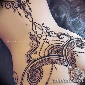 фото Мехенди подвязка от 23.04.2018 №032 - Mehendi Garter - tatufoto.com