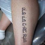 фото Тату на иврите от 17.04.2018 №147 - Hebrew Tattoo - tatufoto.com