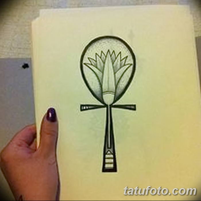 фото Эскиз тату Анкх от 27.04.2018 №039 - Sketches of Ankh tattoo - tatufoto.com