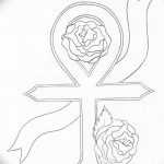 фото Эскиз тату Анкх от 27.04.2018 №059 - Sketches of Ankh tattoo - tatufoto.com