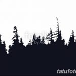 фото Эскизы тату ель от 23.04.2018 №033 - Sketches of a tattoo spruce - tatufoto.com