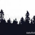 фото Эскизы тату ель от 23.04.2018 №034 - Sketches of a tattoo spruce - tatufoto.com