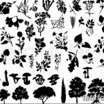 фото Эскизы тату ель от 23.04.2018 №036 - Sketches of a tattoo spruce - tatufoto.com