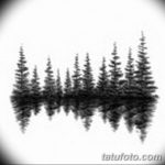 фото Эскизы тату ель от 23.04.2018 №075 - Sketches of a tattoo spruce - tatufoto.com