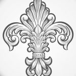 фото Эскизы тату королевская лилия от 24.04.2018 №015 - royal lily tattoo - tatufoto.com