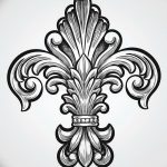 фото Эскизы тату королевская лилия от 24.04.2018 №074 - royal lily tattoo - tatufoto.com