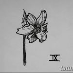 фото Эскизы тату нарцисс от 18.04.2018 №088 - Sketches of daffodil - tatufoto.com