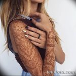 фото мехенди рукав от 24.04.2018 №041 - mehendi sleeve - tatufoto.com