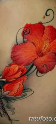 фото тату Гибискус от 20.04.2018 №016 — tattoo Hibiscus — tatufoto.com