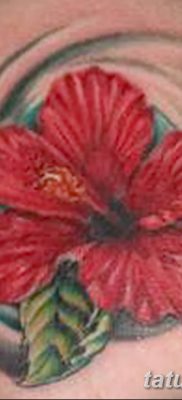 фото тату Гибискус от 20.04.2018 №027 — tattoo Hibiscus — tatufoto.com