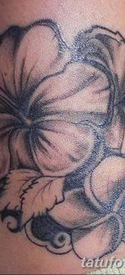 фото тату Гибискус от 20.04.2018 №052 — tattoo Hibiscus — tatufoto.com
