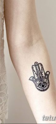 фото тату Рука Фатимы от 24.04.2018 №003 — tattoo Hand of Fatima (hamsa) — tatufoto.com
